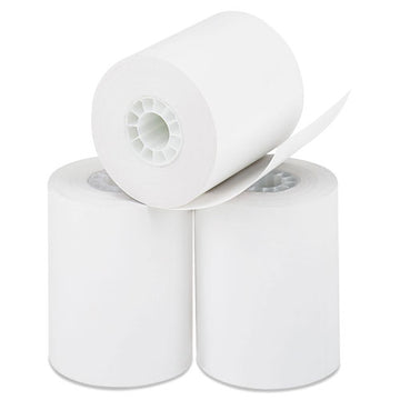 Iconex™ Direct Thermal Printing Paper Rolls, 0.45" Core, 2.25" X 85 Ft, White, 50-carton freeshipping - TVN Wholesale